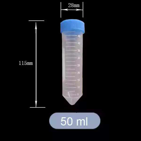 50 Ml Conical Centrifuge Tube With Screw Cap