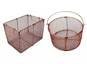 Copper Wire Basket Made by Hand