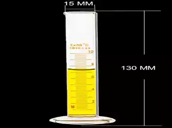 10 ml Cilindro de medición de vidrio