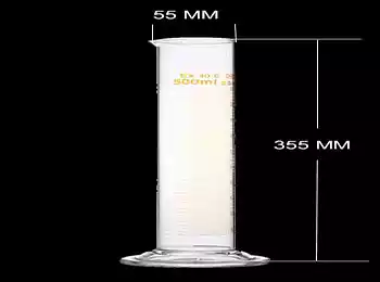 500 ml Cilindro de medición de vidrio