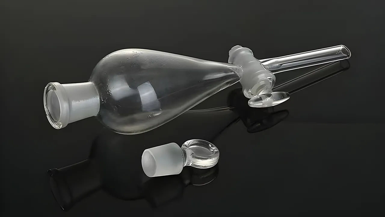 Glass Pear Shaped Separatory Funnel