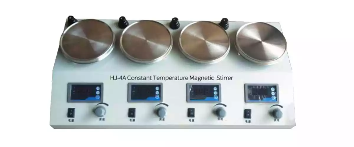 Heated Magnetic Stirrer with 4 Independent Heating and Stirring