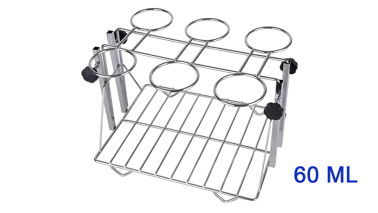 Stainless Steel Separatory Funnel Rack