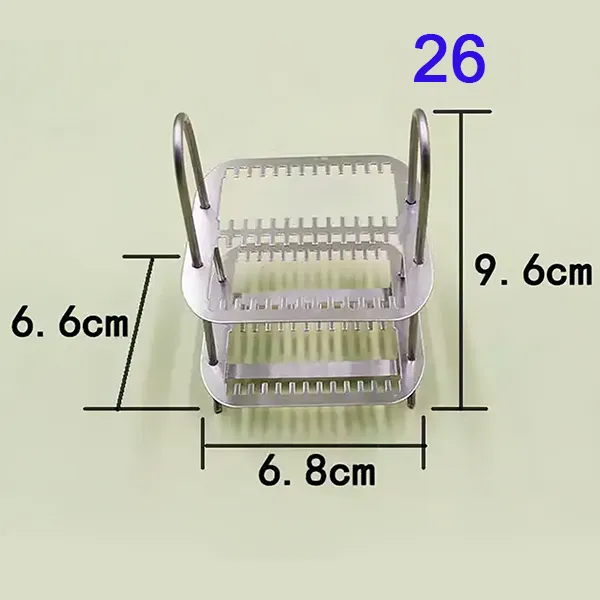 Stainless Steel Slide Staining Rack