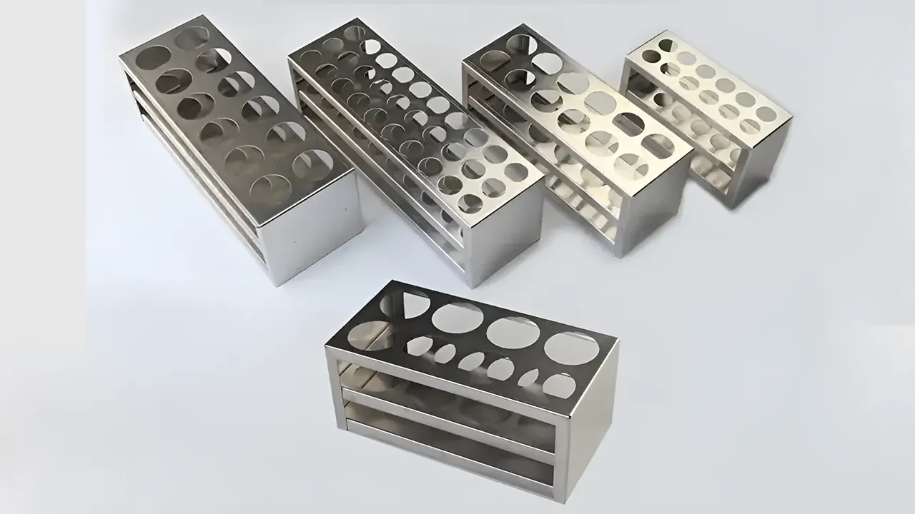 Stainless Steel Test Tube Rack