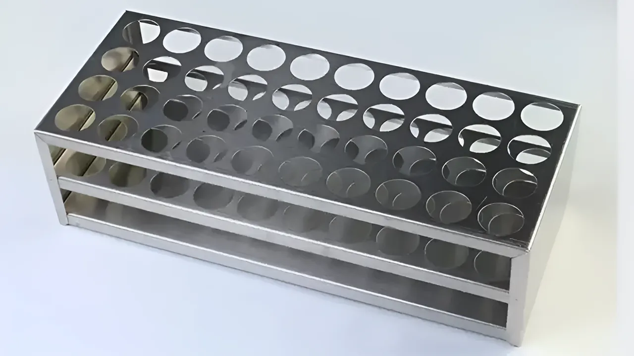 Stainless Steel Test Tube Rack