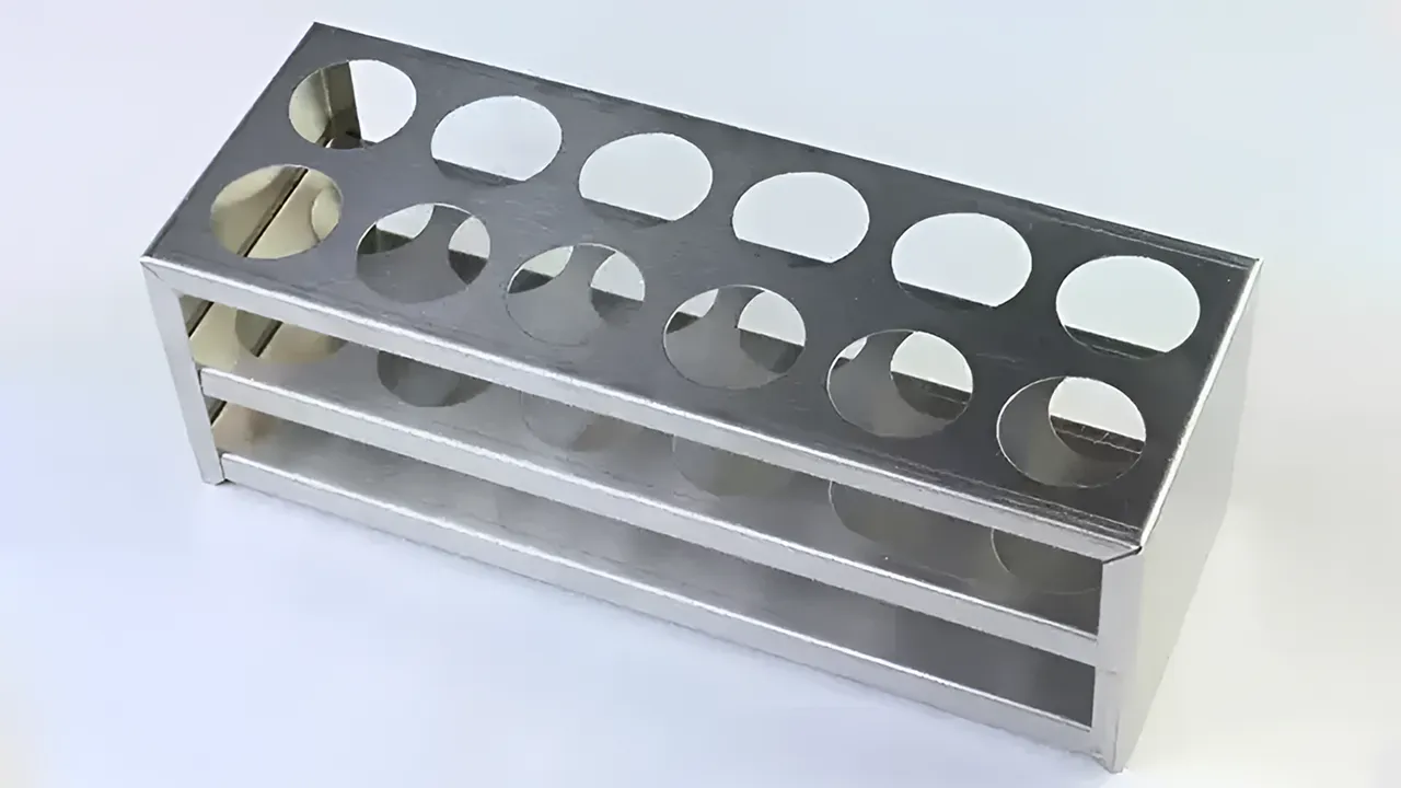 Stainless Steel Test Tube Rack