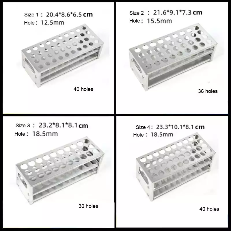 Test Tube Stand Aluminium