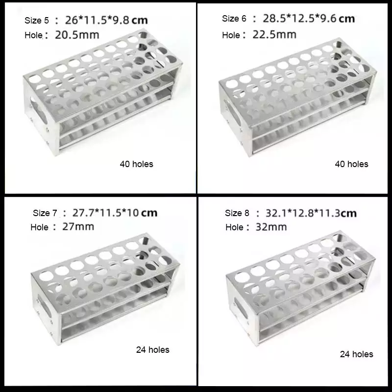 Test Tube Stand Aluminium